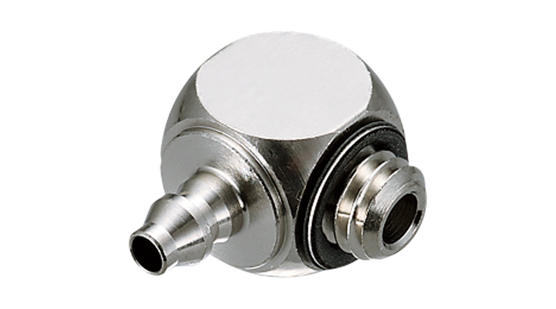 BARB ELBOW FITTING FOR SOFT TUBING