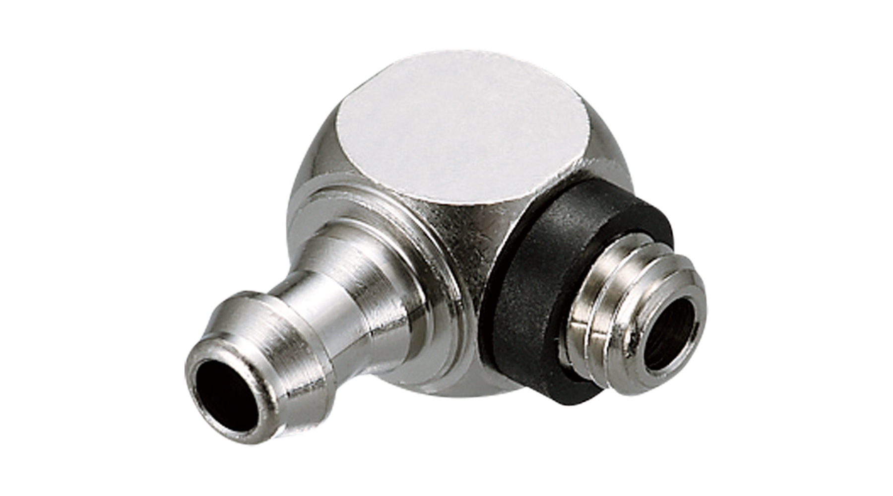 BARB ELBOW FITTING FOR SOFT TUBING