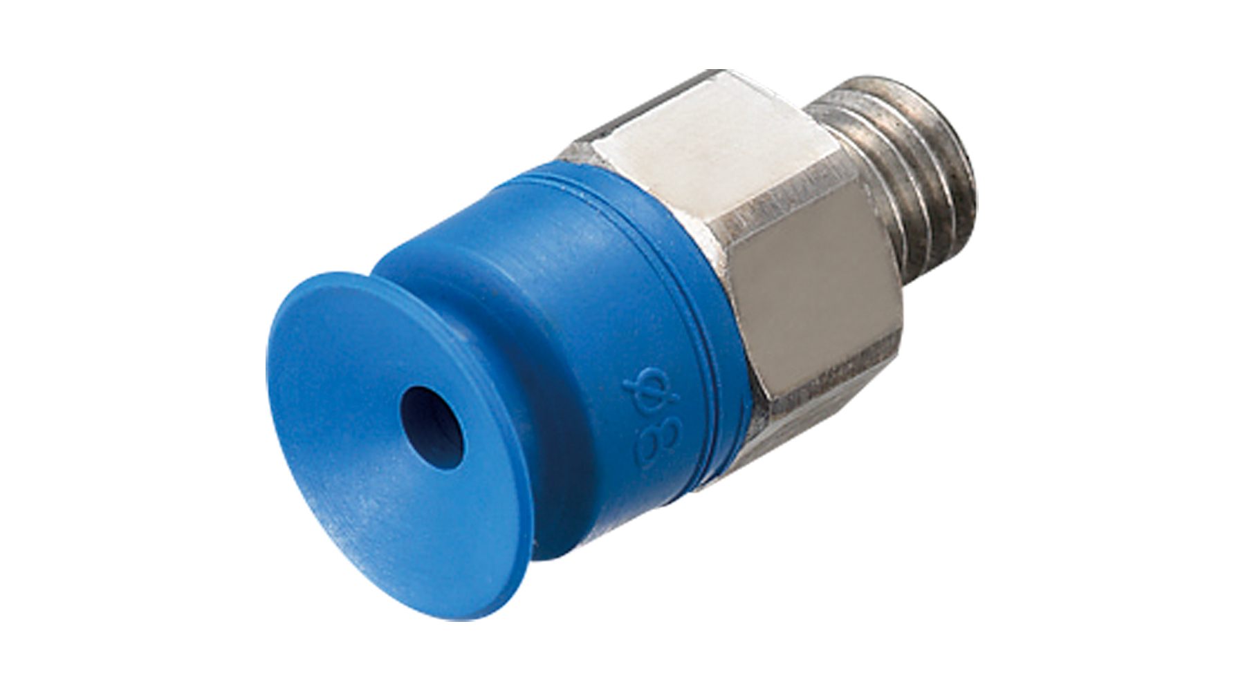 FLAT SUCTION CUP(MARK-FREE/BLUE)