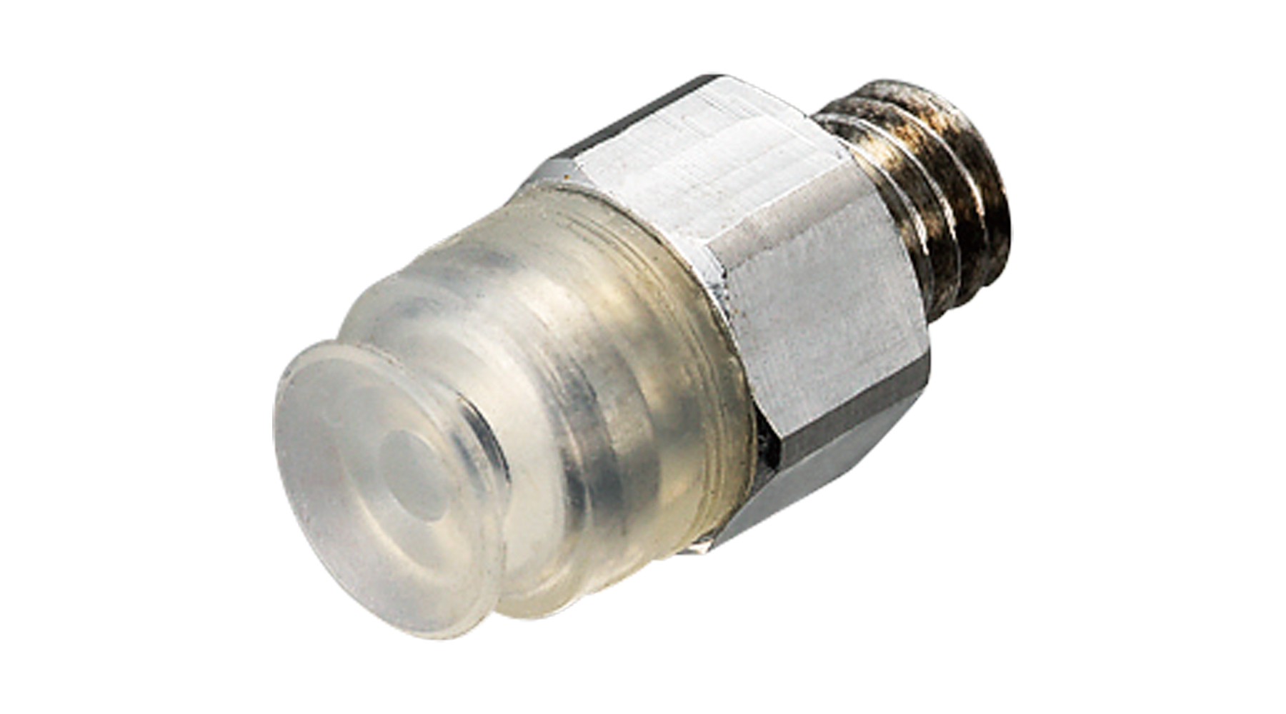 FLAT SUCTION CUP(SILICON/CLOUDY TRANSP)