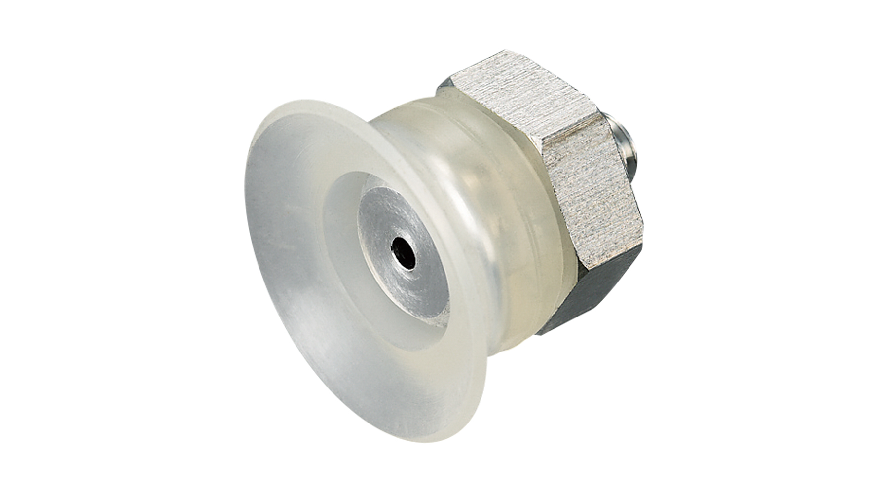 FLAT SUCTION CUP(SILICON/CLOUDY TRANSP)