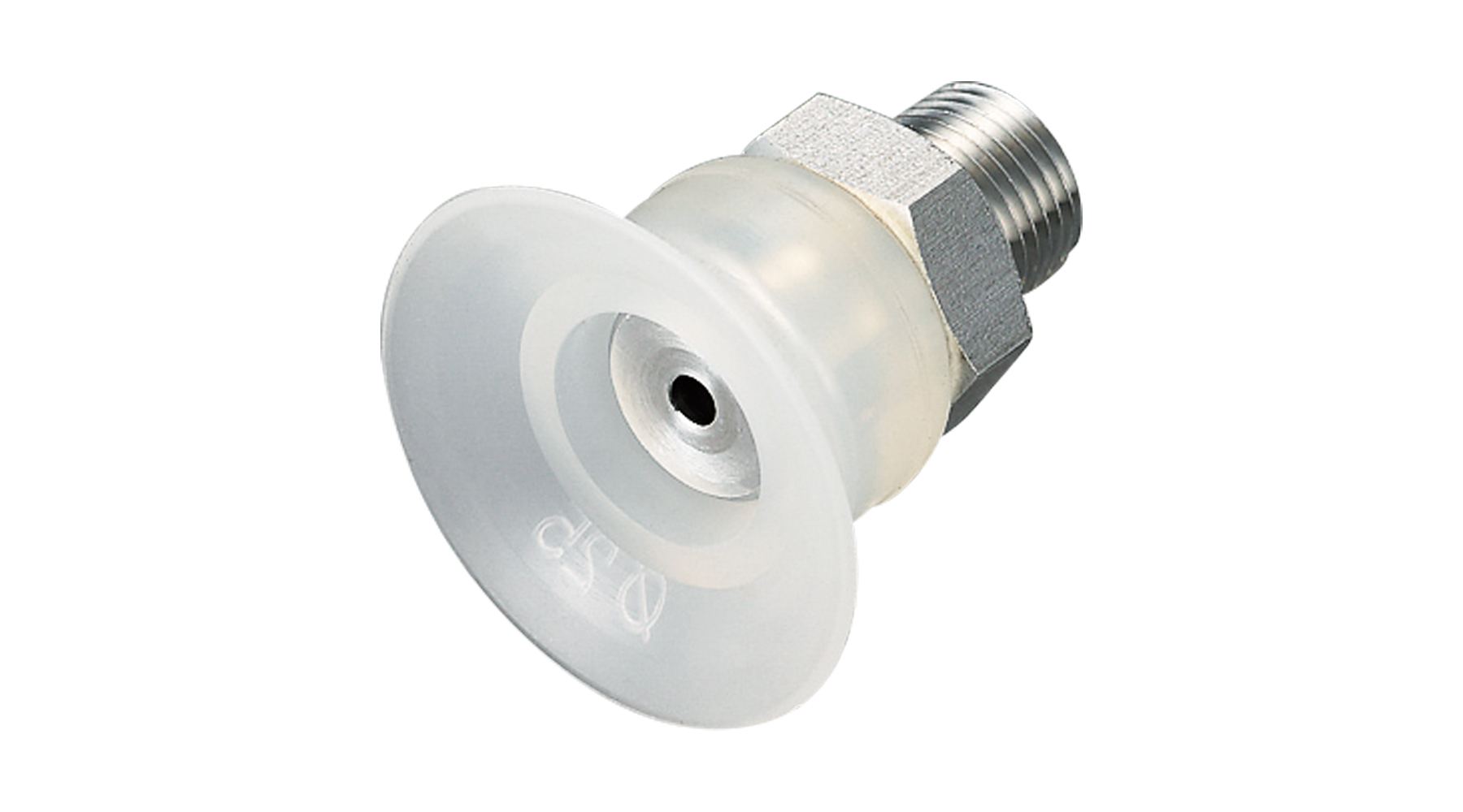 FLAT SUCTION CUP(SILICON/CLOUDY TRANSP)