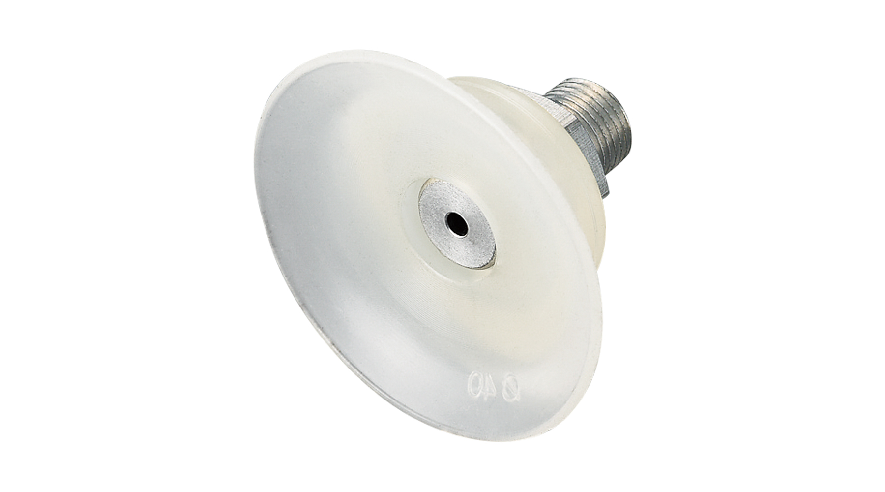 FLAT SUCTION CUP(SILICON/CLOUDY TRANSP)