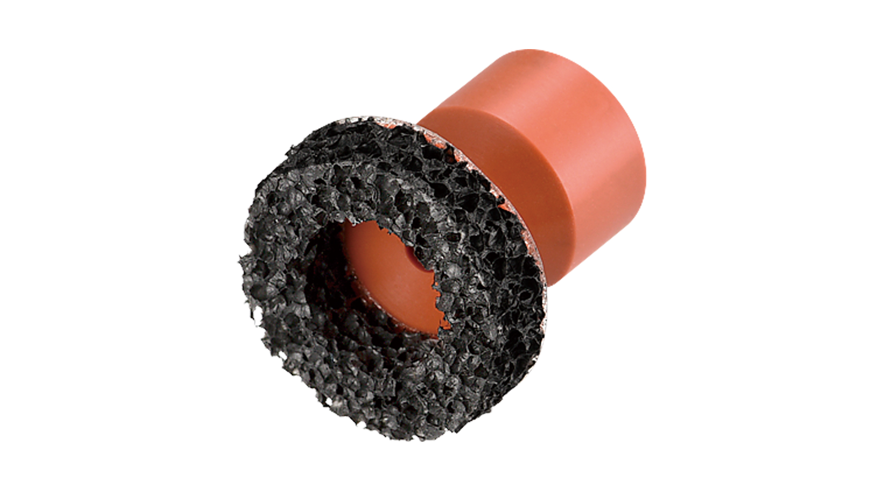 SUCTION CUP W/EP SPONGE(SILICON/BROWN)